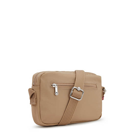 Kipling Abanu Slim Crossbodytassen Beige | BE 1033TC